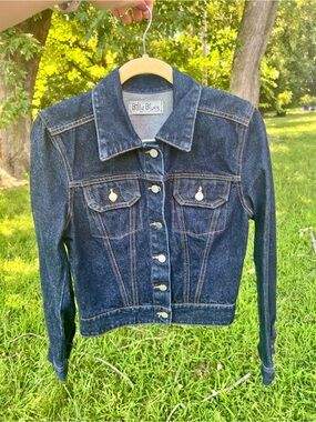 Vintage 90s Billy Blues Dark Blue Denim Jacket